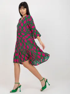 Dress-D73771M30214G-green