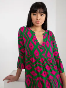 Dress-D73771M30214G-green