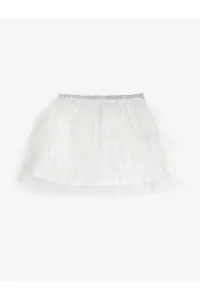 Kotonová tutu sukňa s elastickým pásom, vrstvená podšívka.
