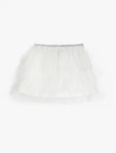Kotonová tutu sukňa s elastickým pásom, vrstvená podšívka.