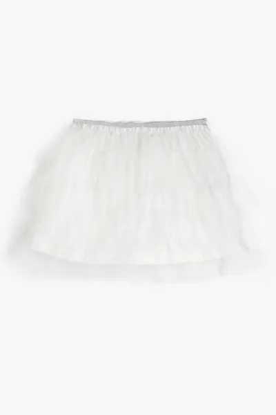Kotonová tutu sukňa s elastickým pásom, vrstvená podšívka.