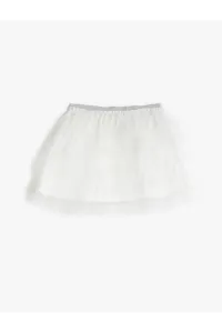 Kotonová tutu sukňa s elastickým pásom, vrstvená podšívka.