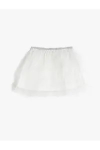 Kotonová tutu sukňa s elastickým pásom, vrstvená podšívka.