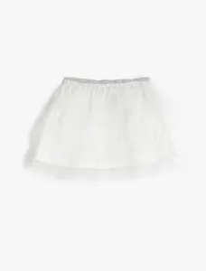 Kotonová tutu sukňa s elastickým pásom, vrstvená podšívka.