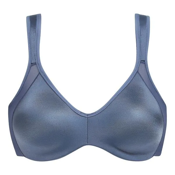 DIM GENEROUS MINIMIZER BRA - Dámska zmenšujúca podprsenka s kosticami - modrá