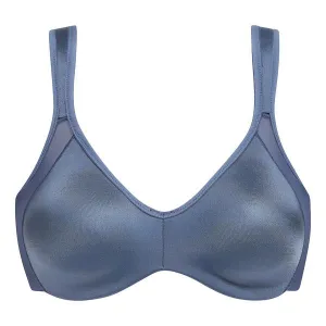 DIM GENEROUS MINIMIZER BRA - Dámska zmenšujúca podprsenka s kosticami - modrá