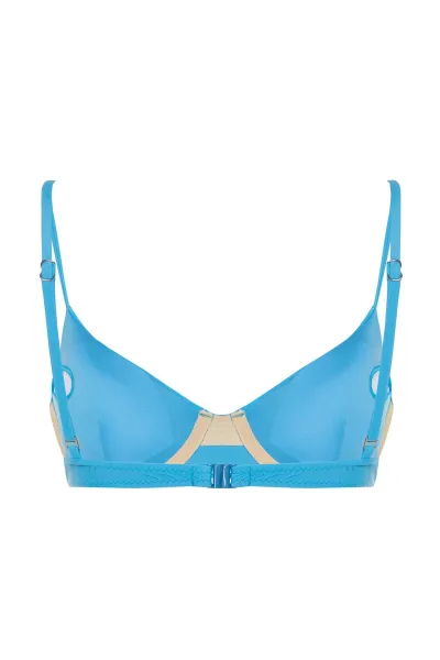 Trendyol Blue Underwire Bikini Top