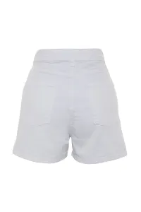 Trendyol White Denim Shorts