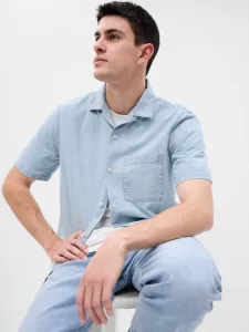 GAP  Pánska Chambray košeľa s krátkym rukávom 571919-00 Veľkosť: M