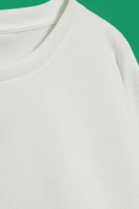 Marisse Women's Sweatshirt L-Bl-4013 Off White