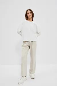 Marisse Women's Sweatshirt L-Bl-4013 Off White