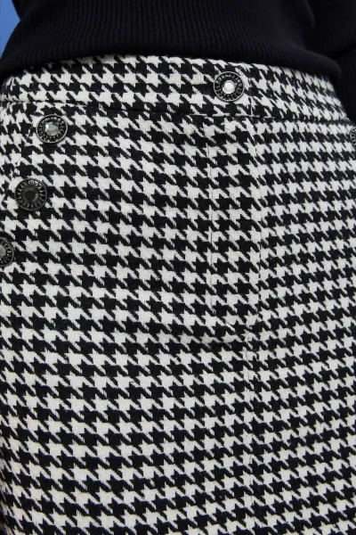 Houndstooth mini sukňa
