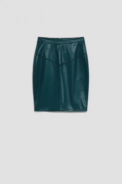 Marisse Skirt Z-Sc-3903 D.Green