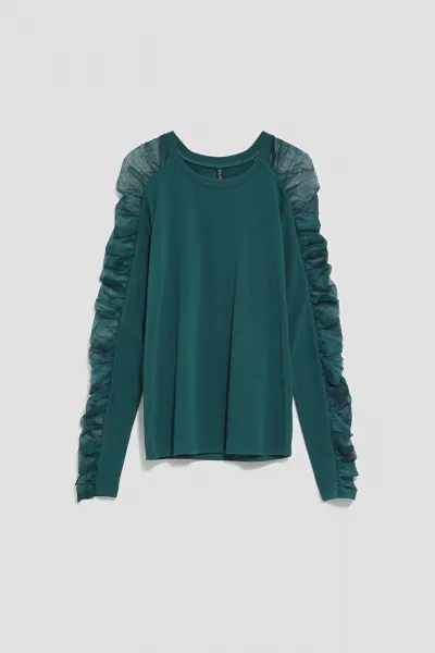 Marisse Blouse Z-Ts-3925 D.Green