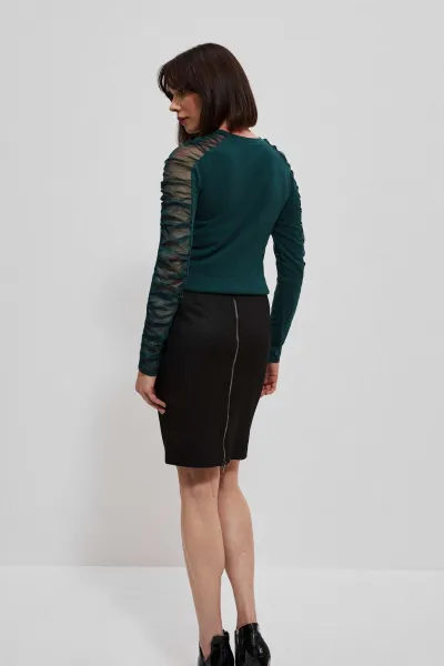 Marisse Blouse Z-Ts-3925 D.Green