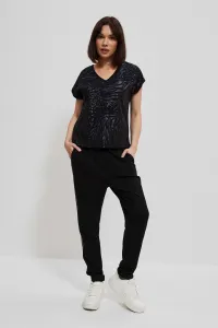 Marisse Women's T-Shirt Z-Ts-3912 Black
