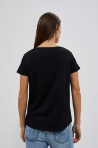 Marisse Women's T-Shirt L-Ts-4050 Black