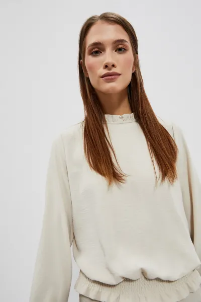 Marisse Women's Shirt L-Ko-4007 L.Beige