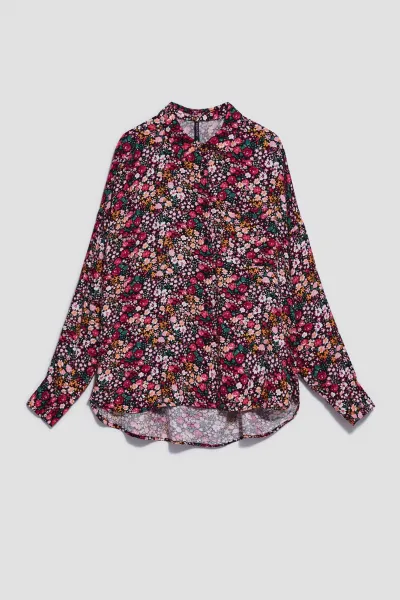 Marisse Women's Shirt L-Ko-4015 Black