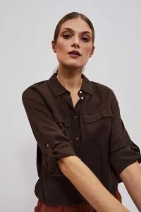 Marisse Women's Shirt L-Ko-4026 D.Oak