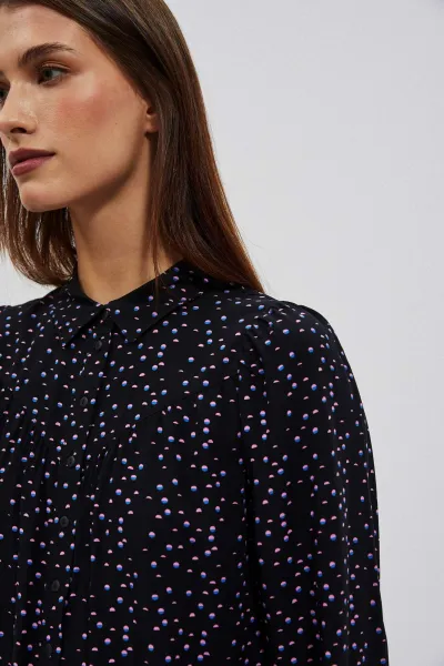 Marisse Women's Shirt L-Ko-4004 Black