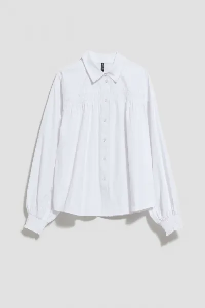 Marisse Women's Shirt L-Ko-4056 White