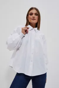 Marisse Women's Shirt L-Ko-4056 White