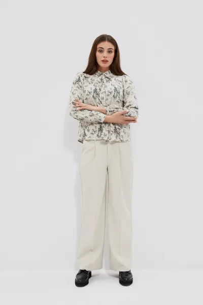 Marisse Women's Trousers L-Sp-4004 L.Beige