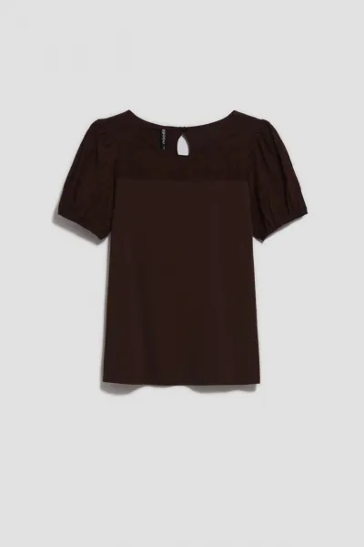Marisse Women's T-Shirt L-Ts-4013 D.Oak