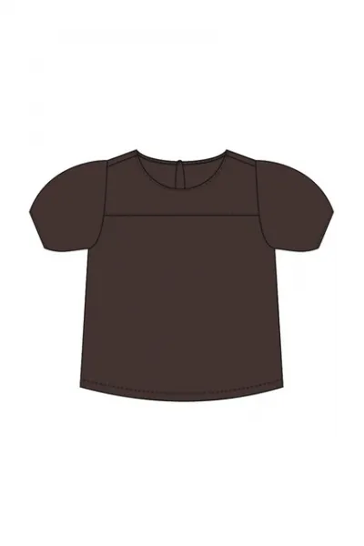 Marisse Women's T-Shirt L-Ts-4013 D.Oak