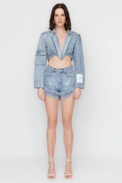Dámske kraťasy Trendyol Denim