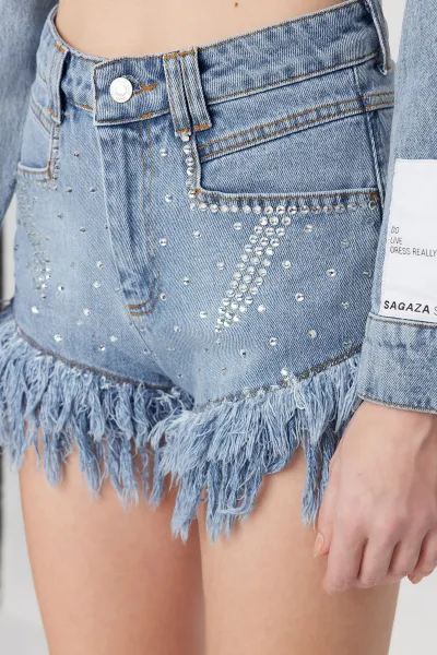 Dámske kraťasy Trendyol Denim