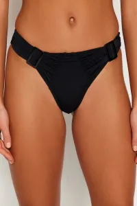 Trendyol Normal noha bikiny spodná časť s čiernymi doplnkami