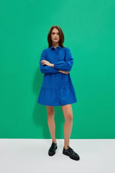 Marisse Women's Dress L-Su-4006 Blue