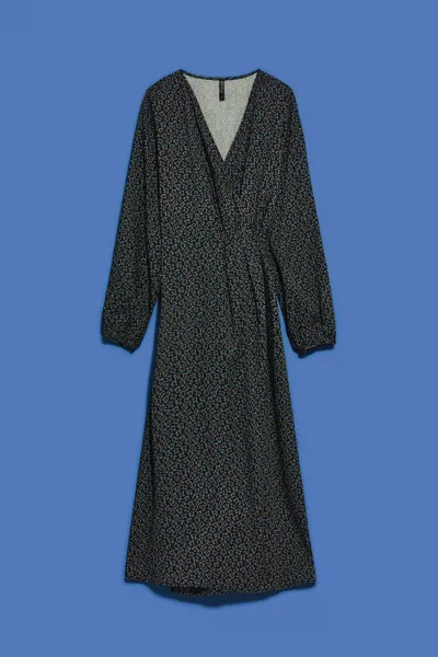 WOMEN'S DRESS L-SU-4008 BLACK