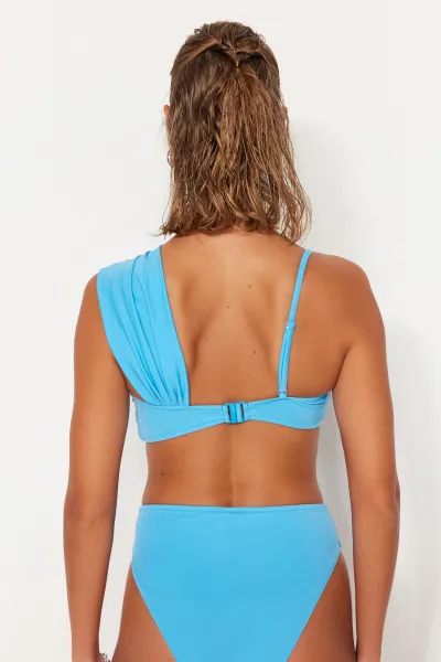 Trendyol Blue Bralette doplnkový top bikín