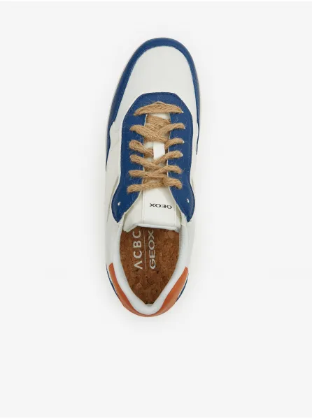 Tenisky, espadrilky pre mužov Geox - biela, modrá