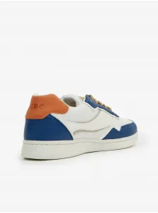 Tenisky, espadrilky pre mužov Geox - biela, modrá