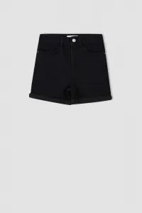 DEFACTO Regular Waist Folded Jean Shorts