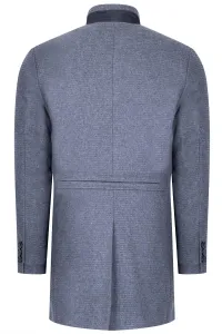 PLT8367 DEWBERRY MENS COAT-DARK FLAT GREY