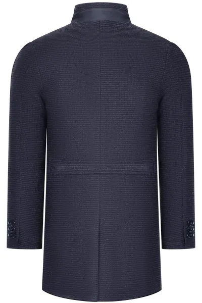 PLT8367 DEWBERRY MEN'S COAT-DARK FLAT ANTHRACITE