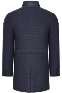 PLT8367 DEWBERRY MEN'S COAT-DARK FLAT ANTHRACITE