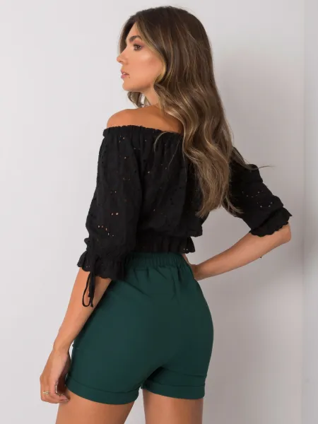 Shorts-DHJ-SN-13260.38P-dark green