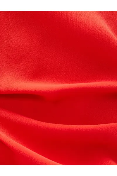 Koton Mini Party Dress Draped Sleeve Detail