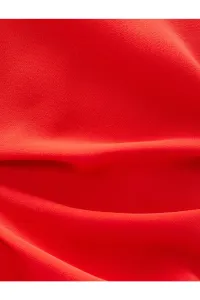 Koton Mini Party Dress Draped Sleeve Detail