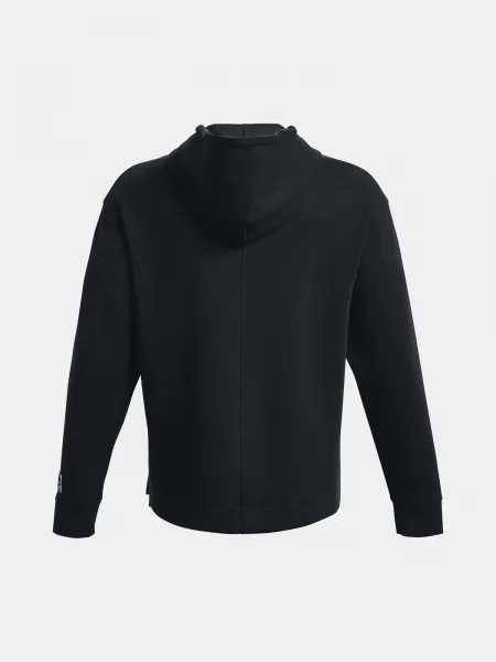 Čierna pánska mikina s kapucňou Under Armour UA Summit Knit Hoodie-BLK