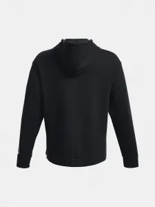 Čierna pánska mikina s kapucňou Under Armour UA Summit Knit Hoodie-BLK