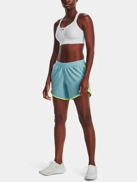 Svetlomodré dámske športové kraťasy Under Armour UA Fly By Elite