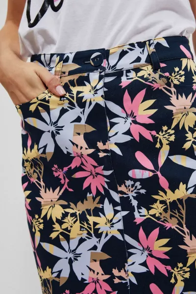 WOMEN'S SKIRT L-SC-4006 D.OAK