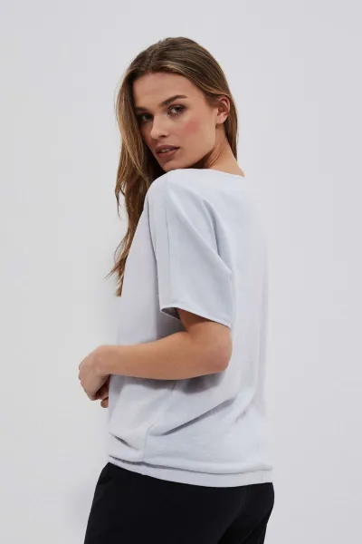 Marisse Women's Sweatshirt L-Bl-3706 Grey